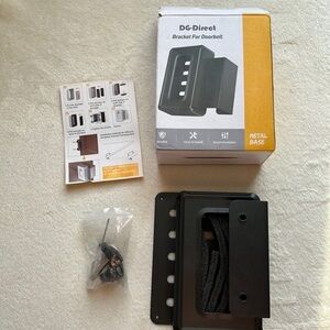DG Direct Anti-Theft‎ Video Doorbell Door Mount Video Doorbell Mount Black
